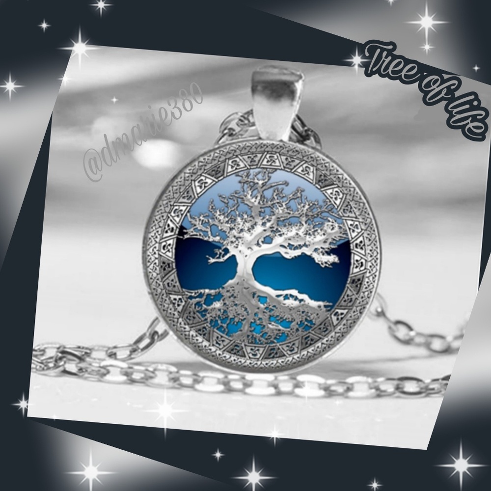 Beautiful~ Tree of Life~Silver Pendant Necklace - Picture 1 of 2